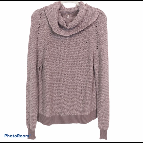 Free People By Your Side Sweater in Mauve - Picture 12 of 13